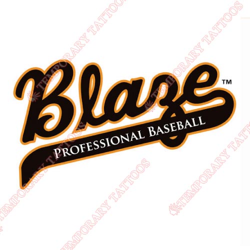 Bakersfield Blaze Customize Temporary Tattoos Stickers NO.7647